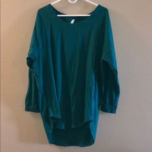 Chic Soul Turquoise Tunic